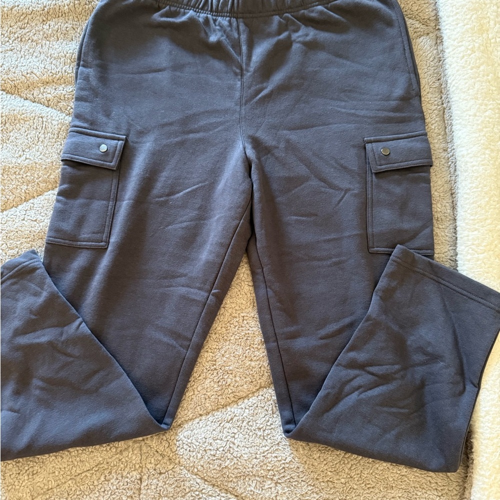 Ideology Gray Cargo Pants Utility Style